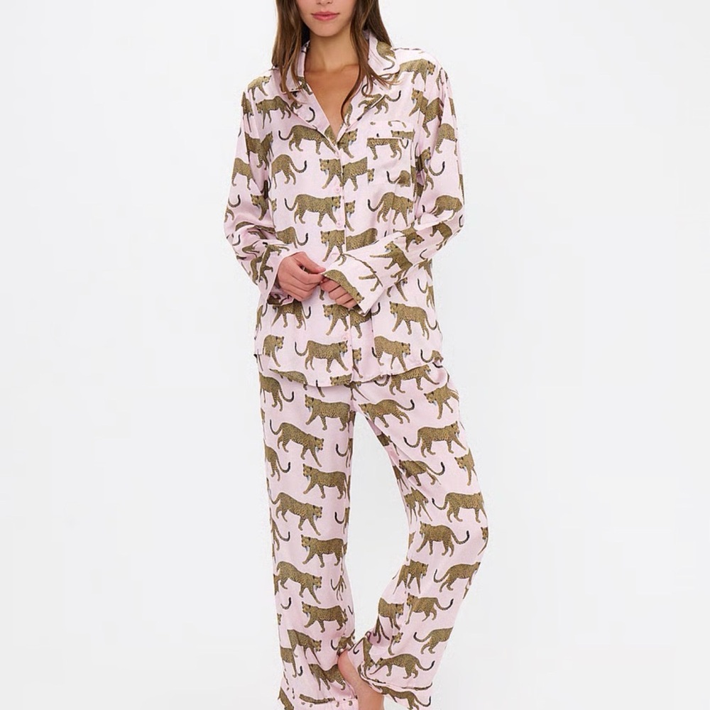 Show Me Your MuMu Pink Leopard Pajama Set Medium